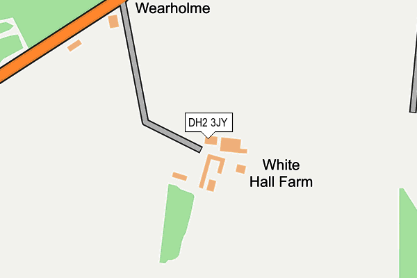 DH2 3JY map - OS OpenMap – Local (Ordnance Survey) DH2 3JY map - OS OpenMap – Local (Ordnance Survey)