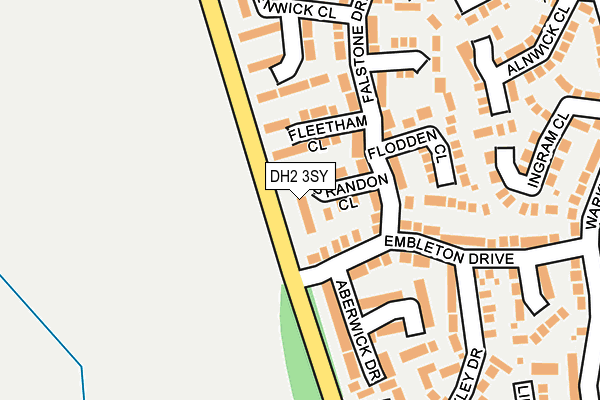 DH2 3SY map - OS OpenMap – Local (Ordnance Survey) DH2 3SY map - OS OpenMap – Local (Ordnance Survey)