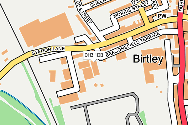 DH3 1DB map - OS OpenMap – Local (Ordnance Survey) DH3 1DB map - OS OpenMap – Local (Ordnance Survey)