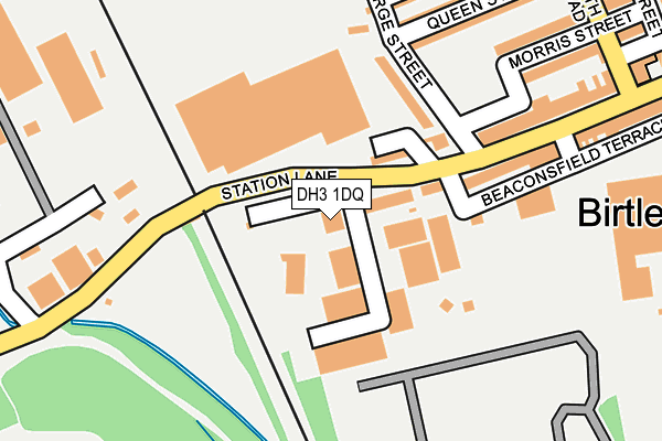 DH3 1DQ map - OS OpenMap – Local (Ordnance Survey) DH3 1DQ map - OS OpenMap – Local (Ordnance Survey)