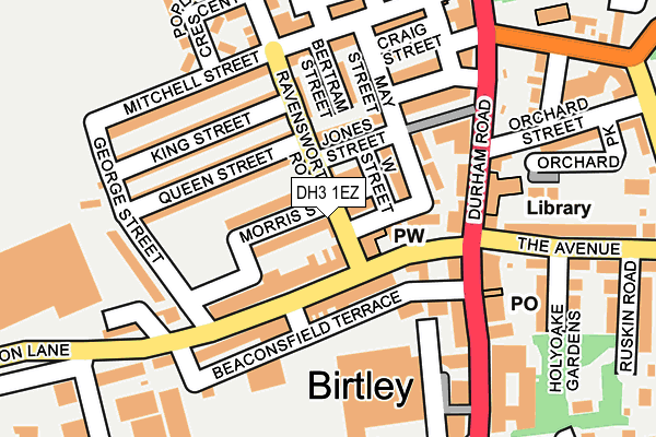 DH3 1EZ map - OS OpenMap – Local (Ordnance Survey) DH3 1EZ map - OS OpenMap – Local (Ordnance Survey)