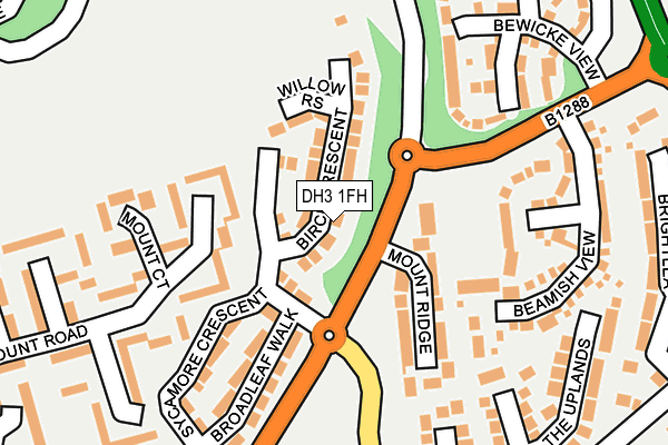 DH3 1FH map - OS OpenMap – Local (Ordnance Survey) DH3 1FH map - OS OpenMap – Local (Ordnance Survey)