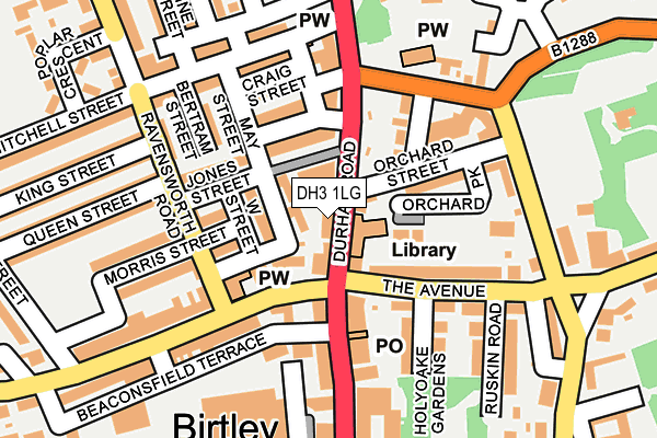 DH3 1LG map - OS OpenMap – Local (Ordnance Survey) DH3 1LG map - OS OpenMap – Local (Ordnance Survey)