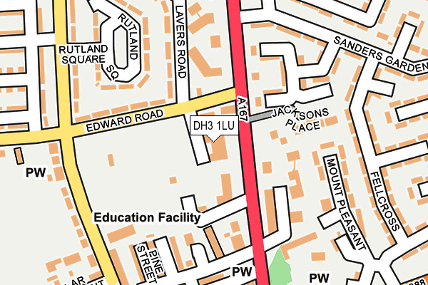 DH3 1LU map - OS OpenMap – Local (Ordnance Survey) DH3 1LU map - OS OpenMap – Local (Ordnance Survey)