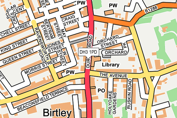 DH3 1PD map - OS OpenMap – Local (Ordnance Survey) DH3 1PD map - OS OpenMap – Local (Ordnance Survey)