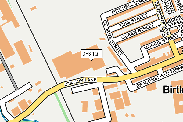 DH3 1QT map - OS OpenMap – Local (Ordnance Survey) DH3 1QT map - OS OpenMap – Local (Ordnance Survey)