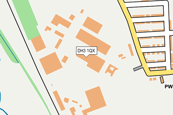 DH3 1QX map - OS OpenMap – Local (Ordnance Survey) DH3 1QX map - OS OpenMap – Local (Ordnance Survey)