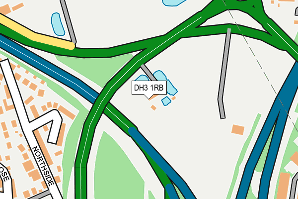 DH3 1RB map - OS OpenMap – Local (Ordnance Survey) DH3 1RB map - OS OpenMap – Local (Ordnance Survey)