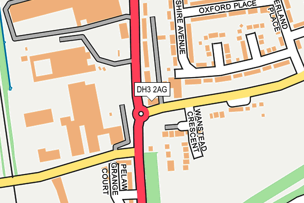 DH3 2AG map - OS OpenMap – Local (Ordnance Survey) DH3 2AG map - OS OpenMap – Local (Ordnance Survey)
