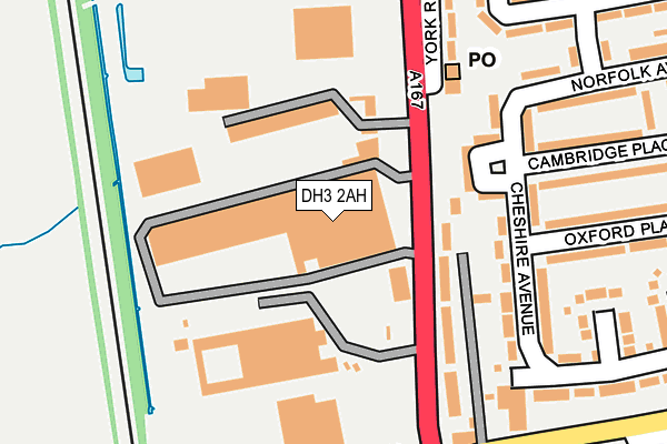DH3 2AH map - OS OpenMap – Local (Ordnance Survey) DH3 2AH map - OS OpenMap – Local (Ordnance Survey)