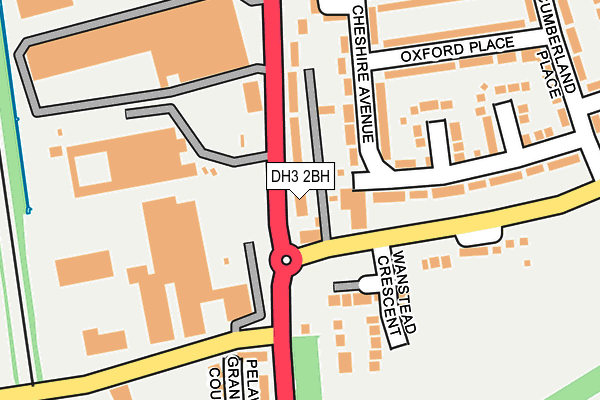 DH3 2BH map - OS OpenMap – Local (Ordnance Survey) DH3 2BH map - OS OpenMap – Local (Ordnance Survey)