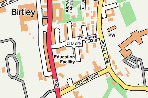DH3 2PN map - OS OpenMap – Local (Ordnance Survey) DH3 2PN map - OS OpenMap – Local (Ordnance Survey)
