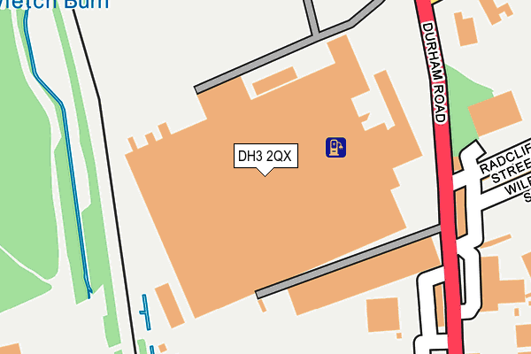 DH3 2QX map - OS OpenMap – Local (Ordnance Survey) DH3 2QX map - OS OpenMap – Local (Ordnance Survey)