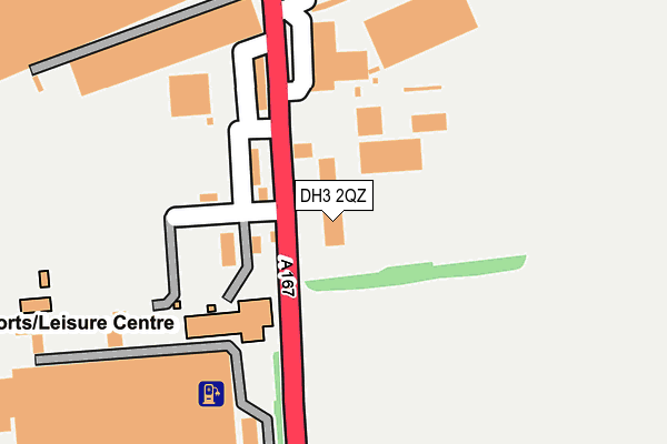 DH3 2QZ map - OS OpenMap – Local (Ordnance Survey) DH3 2QZ map - OS OpenMap – Local (Ordnance Survey)
