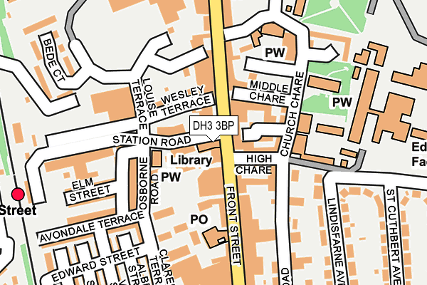 DH3 3BP map - OS OpenMap – Local (Ordnance Survey) DH3 3BP map - OS OpenMap – Local (Ordnance Survey)