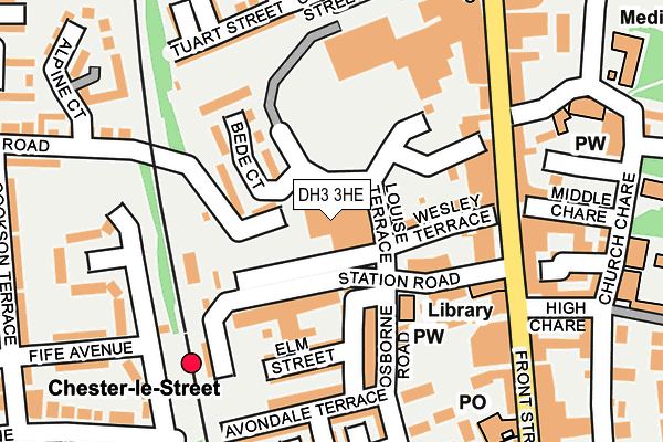 DH3 3HE map - OS OpenMap – Local (Ordnance Survey) DH3 3HE map - OS OpenMap – Local (Ordnance Survey)