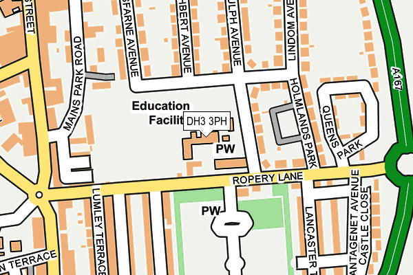 DH3 3PH map - OS OpenMap – Local (Ordnance Survey) DH3 3PH map - OS OpenMap – Local (Ordnance Survey)