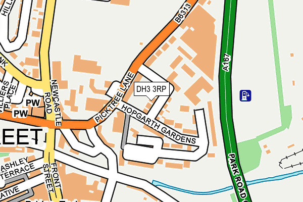 DH3 3RP map - OS OpenMap – Local (Ordnance Survey) DH3 3RP map - OS OpenMap – Local (Ordnance Survey)