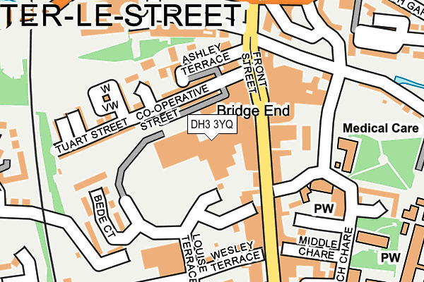 DH3 3YQ map - OS OpenMap – Local (Ordnance Survey) DH3 3YQ map - OS OpenMap – Local (Ordnance Survey)