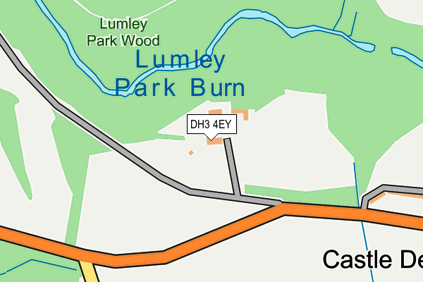 DH3 4EY map - OS OpenMap – Local (Ordnance Survey) DH3 4EY map - OS OpenMap – Local (Ordnance Survey)