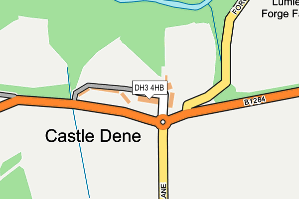 DH3 4HB map - OS OpenMap – Local (Ordnance Survey) DH3 4HB map - OS OpenMap – Local (Ordnance Survey)