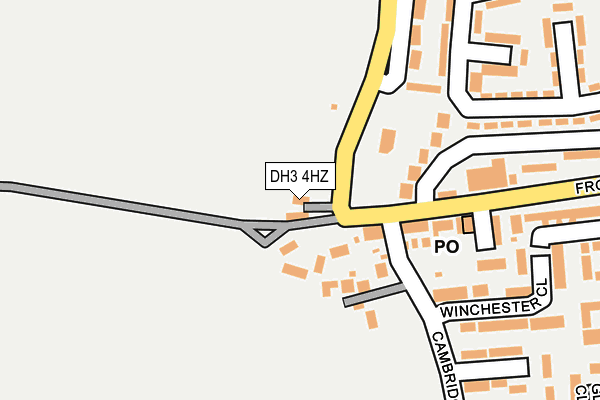 DH3 4HZ map - OS OpenMap – Local (Ordnance Survey) DH3 4HZ map - OS OpenMap – Local (Ordnance Survey)