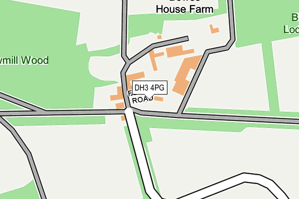 DH3 4PG map - OS OpenMap – Local (Ordnance Survey) DH3 4PG map - OS OpenMap – Local (Ordnance Survey)