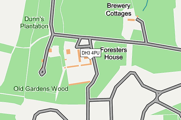 DH3 4PU map - OS OpenMap – Local (Ordnance Survey) DH3 4PU map - OS OpenMap – Local (Ordnance Survey)