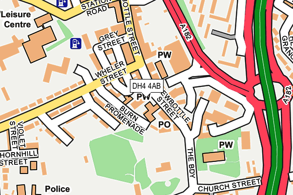 DH4 4AB map - OS OpenMap – Local (Ordnance Survey) DH4 4AB map - OS OpenMap – Local (Ordnance Survey)
