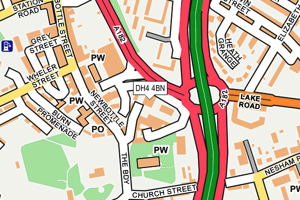 DH4 4BN map - OS OpenMap – Local (Ordnance Survey) DH4 4BN map - OS OpenMap – Local (Ordnance Survey)
