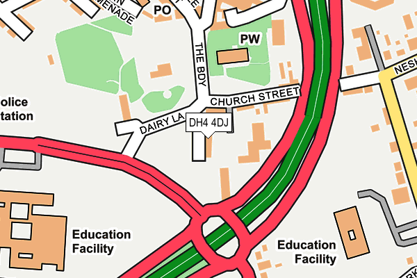 DH4 4DJ map - OS OpenMap – Local (Ordnance Survey) DH4 4DJ map - OS OpenMap – Local (Ordnance Survey)