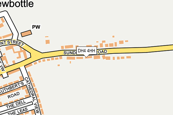 DH4 4HH map - OS OpenMap – Local (Ordnance Survey) DH4 4HH map - OS OpenMap – Local (Ordnance Survey)