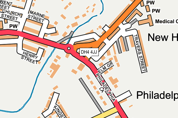 DH4 4JJ map - OS OpenMap – Local (Ordnance Survey) DH4 4JJ map - OS OpenMap – Local (Ordnance Survey)