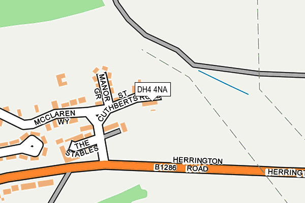 DH4 4NA map - OS OpenMap – Local (Ordnance Survey) DH4 4NA map - OS OpenMap – Local (Ordnance Survey)