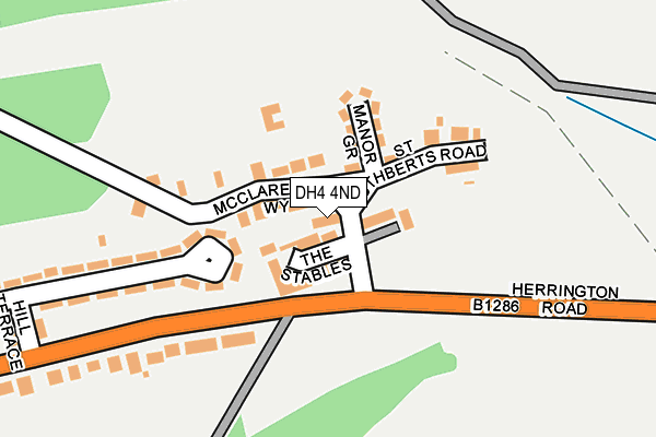 DH4 4ND map - OS OpenMap – Local (Ordnance Survey) DH4 4ND map - OS OpenMap – Local (Ordnance Survey)