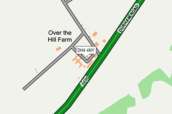 DH4 4NY map - OS OpenMap – Local (Ordnance Survey) DH4 4NY map - OS OpenMap – Local (Ordnance Survey)