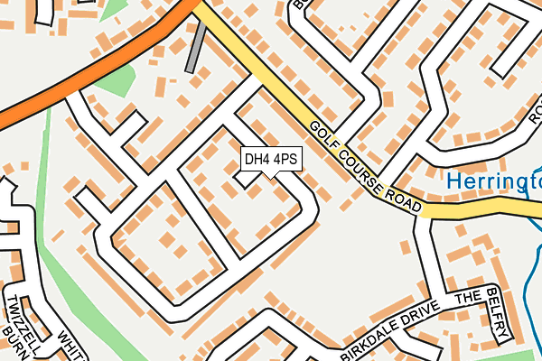 DH4 4PS map - OS OpenMap – Local (Ordnance Survey) DH4 4PS map - OS OpenMap – Local (Ordnance Survey)