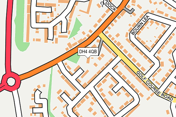 DH4 4QB map - OS OpenMap – Local (Ordnance Survey) DH4 4QB map - OS OpenMap – Local (Ordnance Survey)