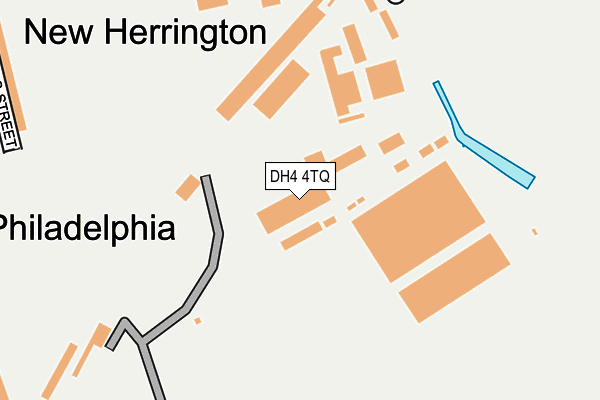 DH4 4TQ map - OS OpenMap – Local (Ordnance Survey) DH4 4TQ map - OS OpenMap – Local (Ordnance Survey)