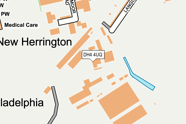DH4 4UQ map - OS OpenMap – Local (Ordnance Survey) DH4 4UQ map - OS OpenMap – Local (Ordnance Survey)