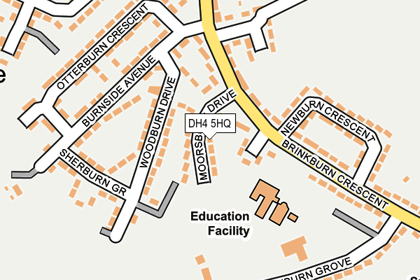 DH4 5HQ map - OS OpenMap – Local (Ordnance Survey) DH4 5HQ map - OS OpenMap – Local (Ordnance Survey)