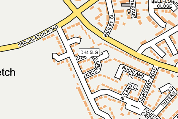 DH4 5LG map - OS OpenMap – Local (Ordnance Survey) DH4 5LG map - OS OpenMap – Local (Ordnance Survey)