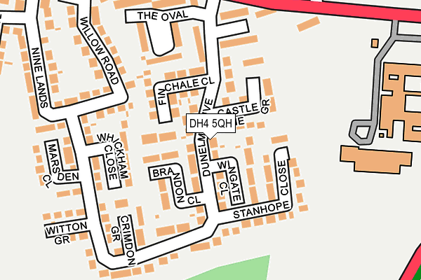 DH4 5QH map - OS OpenMap – Local (Ordnance Survey) DH4 5QH map - OS OpenMap – Local (Ordnance Survey)