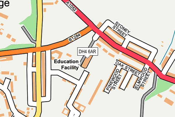 DH4 6AR map - OS OpenMap – Local (Ordnance Survey) DH4 6AR map - OS OpenMap – Local (Ordnance Survey)
