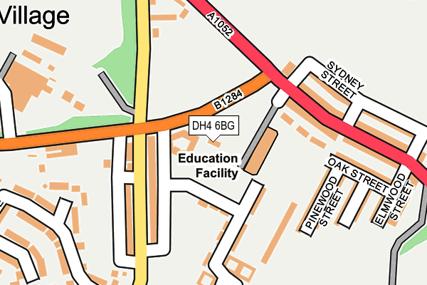 DH4 6BG map - OS OpenMap – Local (Ordnance Survey) DH4 6BG map - OS OpenMap – Local (Ordnance Survey)