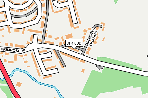 DH4 6DB map - OS OpenMap – Local (Ordnance Survey) DH4 6DB map - OS OpenMap – Local (Ordnance Survey)