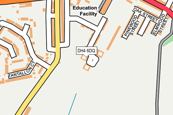 DH4 6DQ map - OS OpenMap – Local (Ordnance Survey) DH4 6DQ map - OS OpenMap – Local (Ordnance Survey)