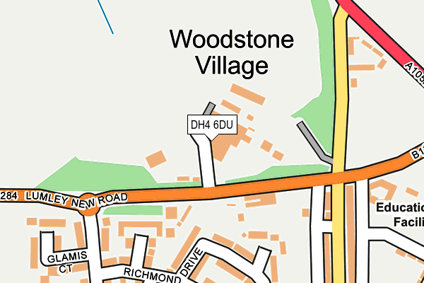 DH4 6DU map - OS OpenMap – Local (Ordnance Survey) DH4 6DU map - OS OpenMap – Local (Ordnance Survey)