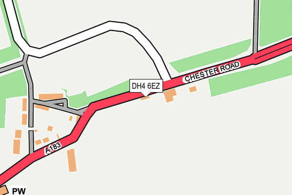 DH4 6EZ map - OS OpenMap – Local (Ordnance Survey) DH4 6EZ map - OS OpenMap – Local (Ordnance Survey)