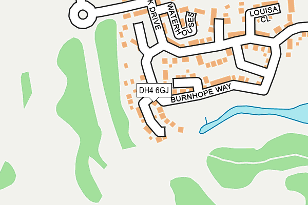 DH4 6GJ map - OS OpenMap – Local (Ordnance Survey) DH4 6GJ map - OS OpenMap – Local (Ordnance Survey)